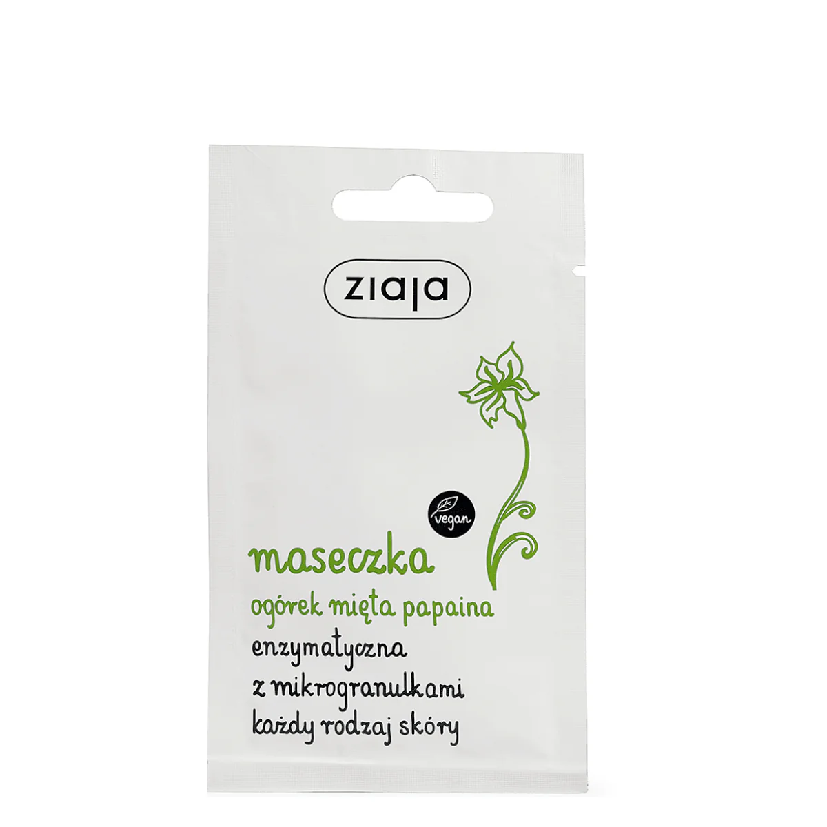 Ziaja Cucumber Mint Enzymatic Face Mask - Image 2